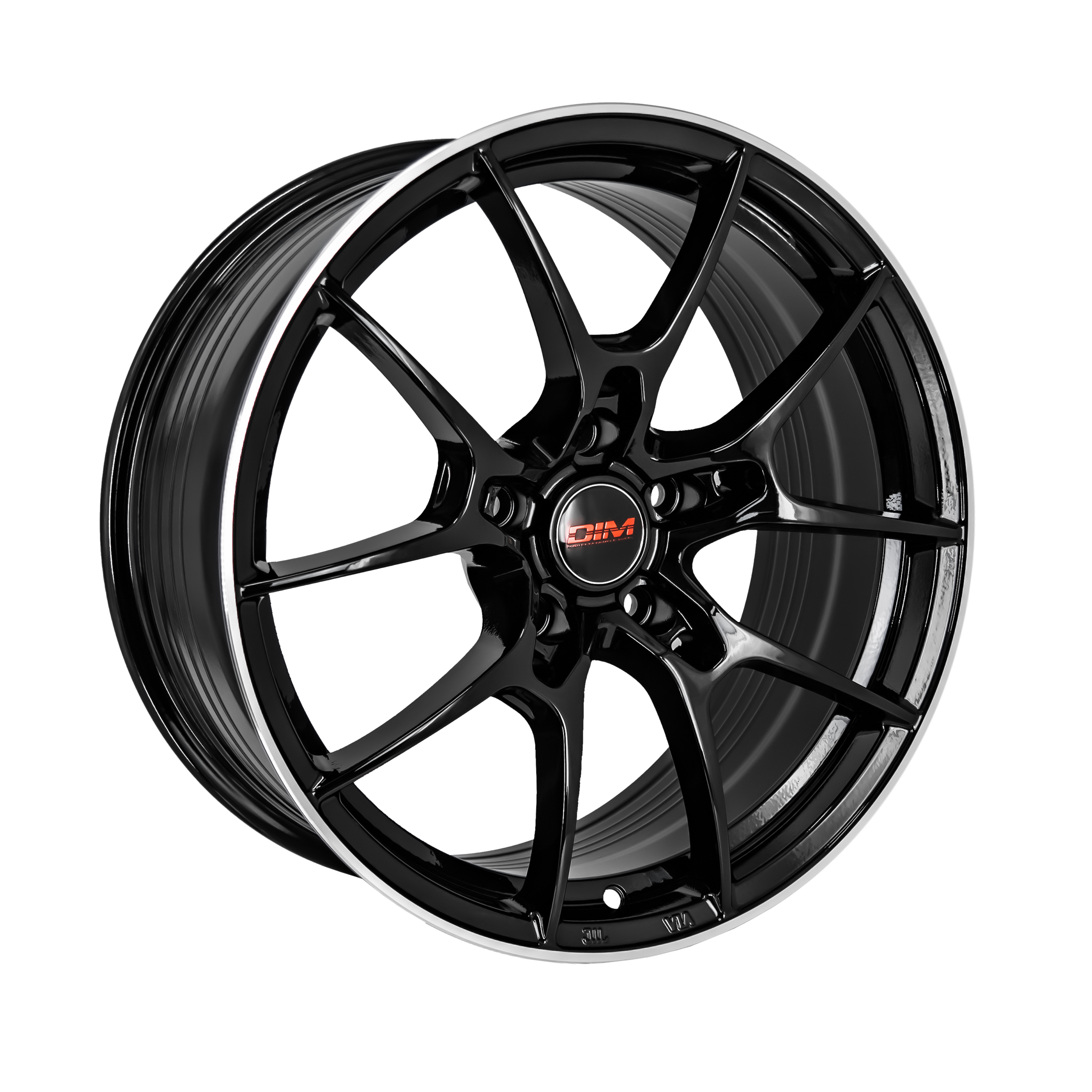 DIM WC001 18x8.0 Black Silver Lip 40 5x114.3 0.0 1744-10