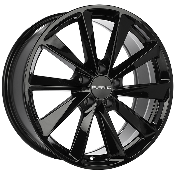 Ruffino REACTOR 19x8.5 Gloss Black 35 5x112 66.6 RUF5619001