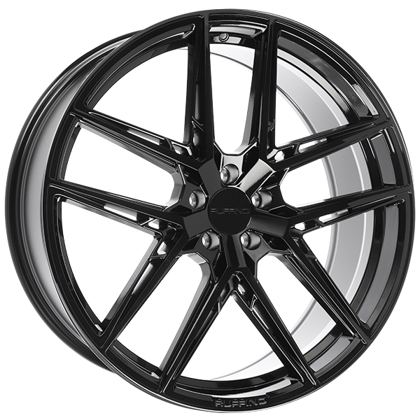 Ruffino RAYDEN 18x8.0 Gloss Black 35 5x114.3 73.1 RUF5818003