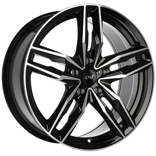 DAI Wheels MODA 15x6.5 Gloss Black - Machined Face 40 4x100 73.1 DW1251501