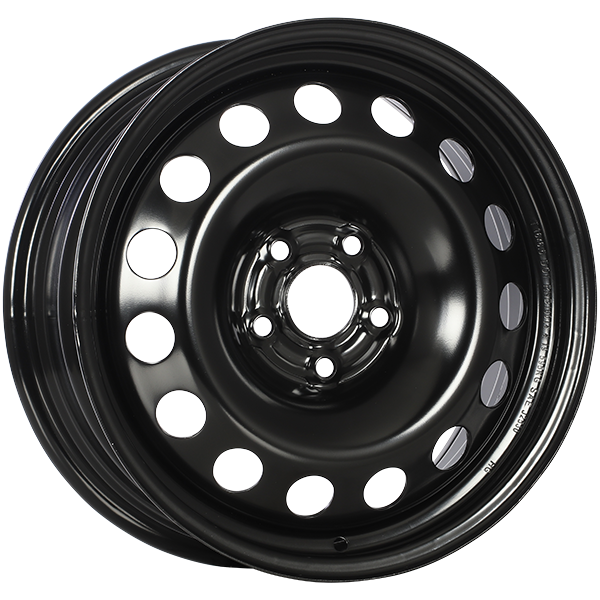 RNB STEEL WHEEL 16x6.5 Black Armour Coat 40 5x105 56.6 RNB16014B