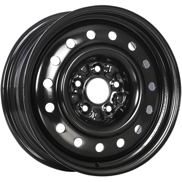 RNB STEEL WHEEL 16x6.5 Black Armour Coat 40 5x114.3 66.1 RNB16016B