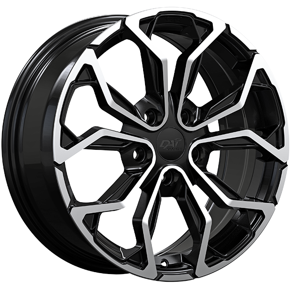 DAI Wheels MUSE 17x7.0 Gloss Black - Machined Face 45 5x100 56.1 DW1311701