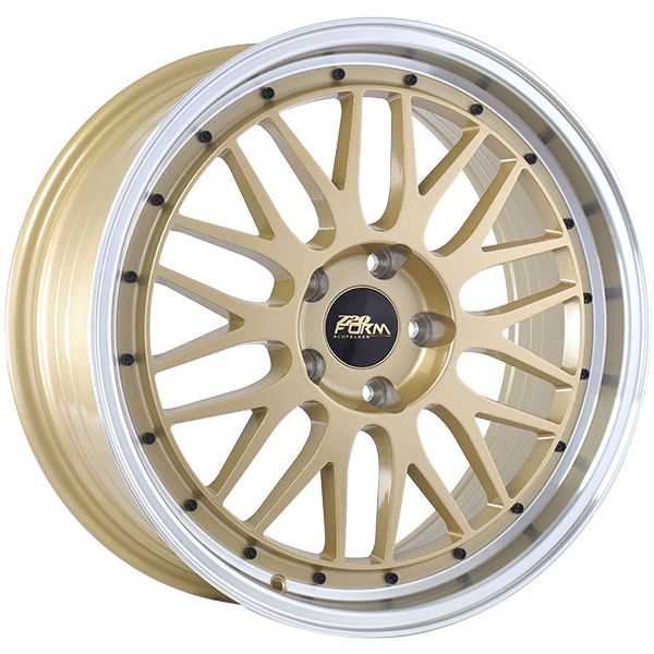 720 Form FF14 17x7.5 Gold - Machined Lip 35 5x114.3 73.1 FF141701