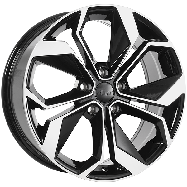 ART Replica REPLICA 309 15x6.5 Gloss Black - Machined Face 40 5x100 73.1 R3091505