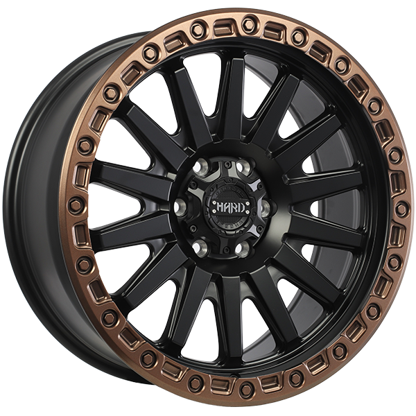 Ruffino HARD BLAZE 20x9.0 Satin Black - Satin Bronze Lip 15 6x139.7 108.1 RUF742004