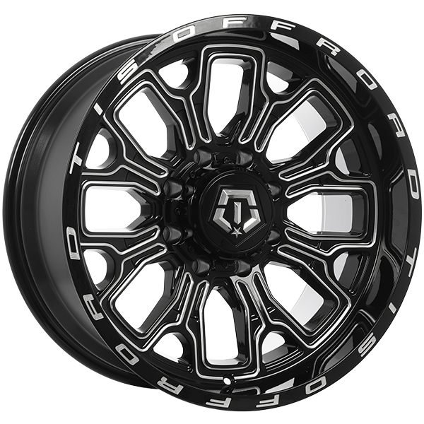 TIS Wheels 560 20x10.0 Gloss Black - Milled Edge -19 8x170 125.2 560BM2108719