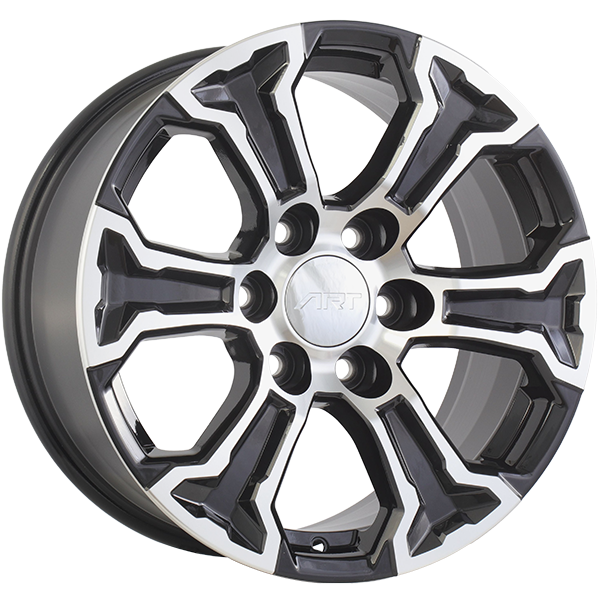 ART Replica REPLICA 385 18x8.5 Gloss Black - Machined Face 26 6x139.7 77.8 R3851801