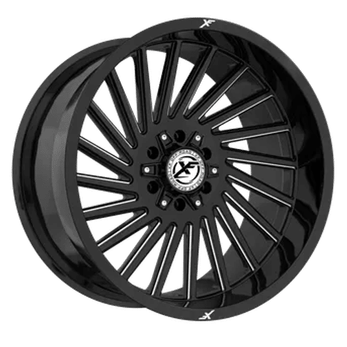 XF OFFROAD XF-239 20x9.0 Gloss Black Milled 0 5x127/5x139.7 78.1 XF-239209051271397+0GBML