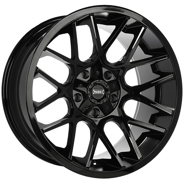 Ruffino HARD TACTICAL 20x10.0 Gloss Black - Milled Edge -12 6x135/6x139.7 87.1 RUF4920001