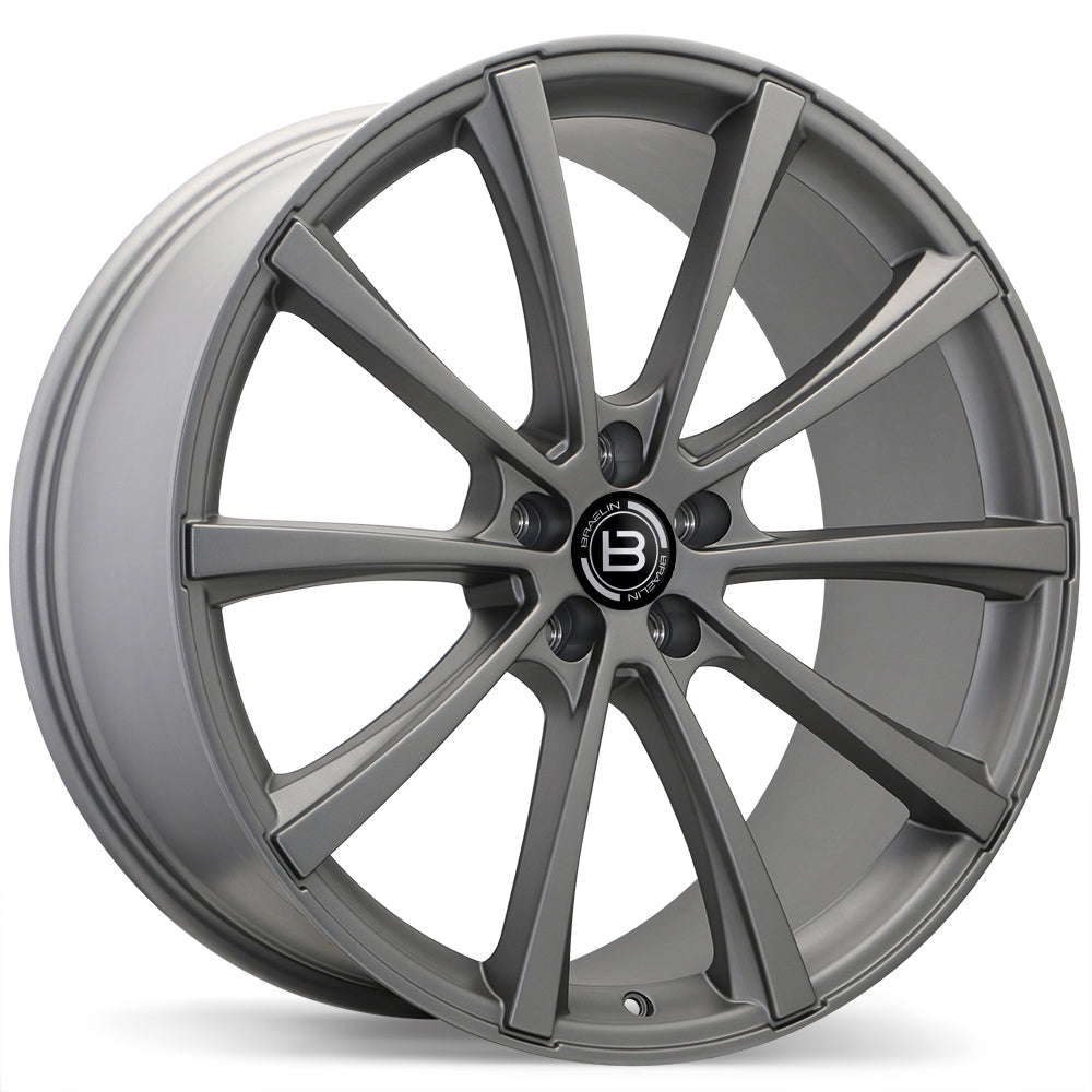 Braelin BR09 22x10.0 Satin Charcoal 45 5x112 66.5 BR09-2200-44GT+45E665
