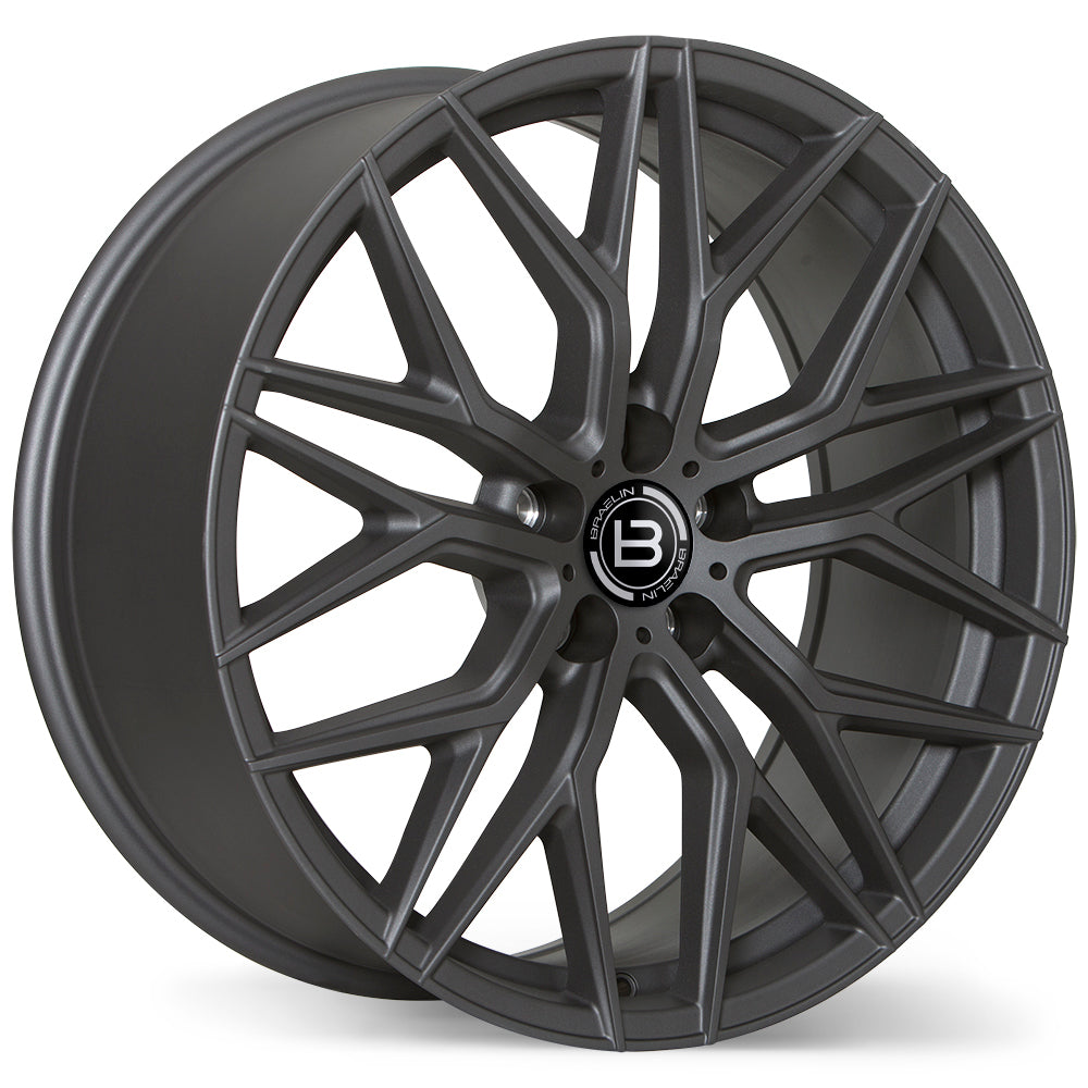 Braelin BR10 18x8.0 Matte Graphite 45 5x114.3 68.2 BR10-1880-65GM+45C682