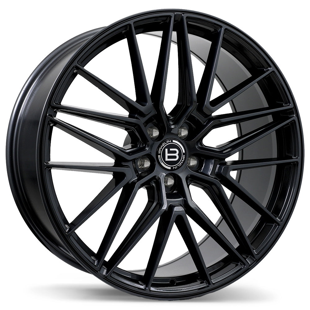 Braelin BR13 22x10.0 Gloss Black 20 5x120 67.1 BR13-2200-12BN+20C671