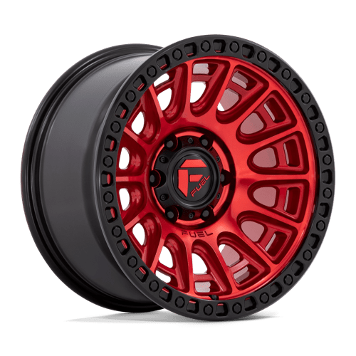 Fuel 1Pc D834 CYCLE Candy Red W/ Black Ring | 20x9 | 5x5.0 | +1 | 71.5mm