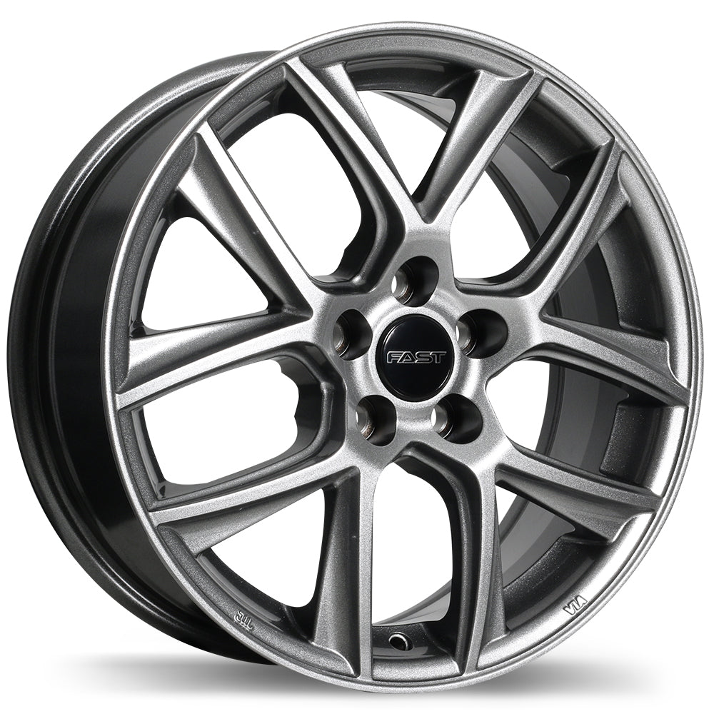 Fast Wheels Tactic 16x6.5 Titanium 40 5x100 54.1 F220-1665-80TN+40F541