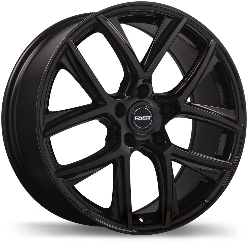 Fast Wheels Tactic 17x7.5 Gloss Black 35 5X114.3 66.1 F220N-1775-65BN+35C661