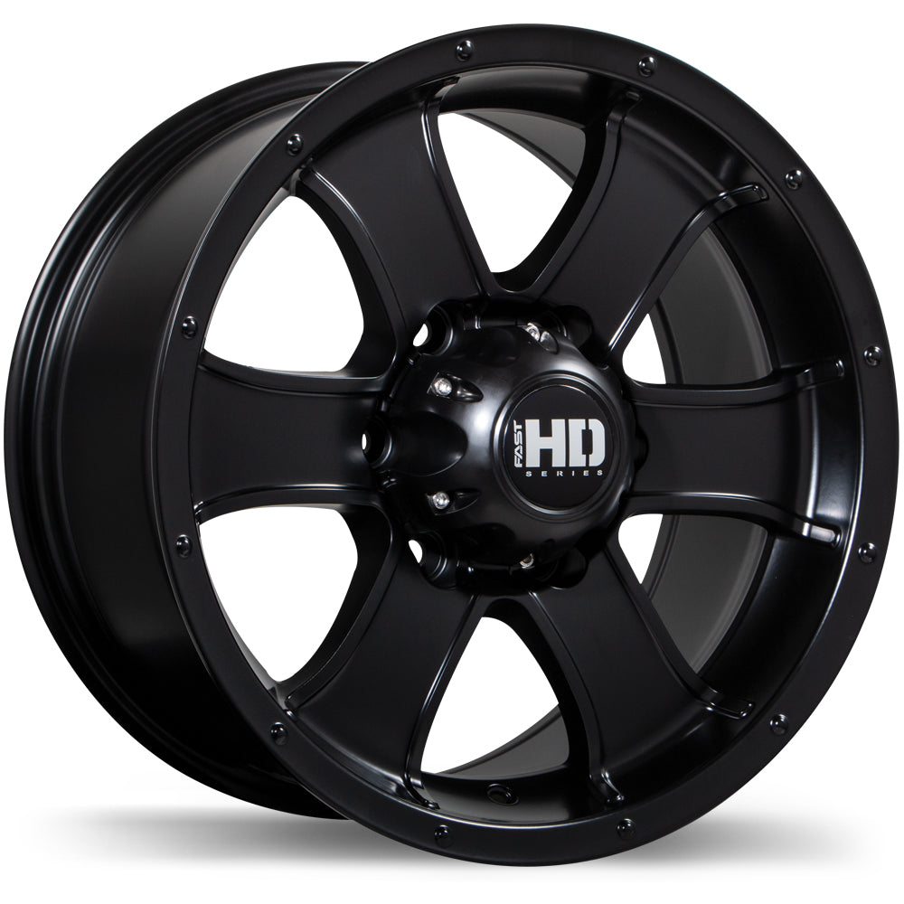 Fast HD Terrano 16x8.0 Satin Black 18 6x139.7 106.1 F223-1680-83BT+18C061