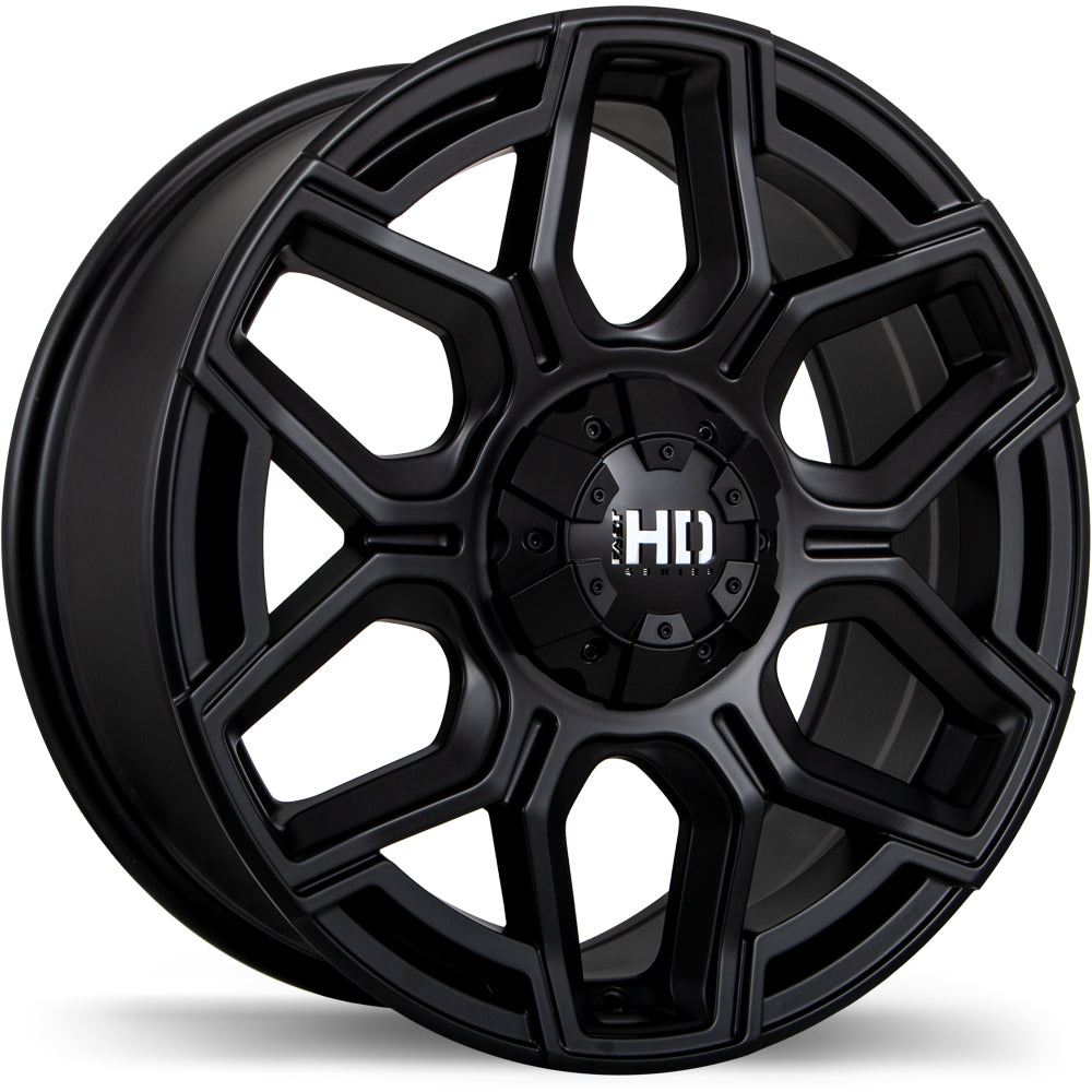 Fast HD Thunder 17x8.0 Matte Black 20 5x114.3 72.6 F224A-1780-65FN+20C726