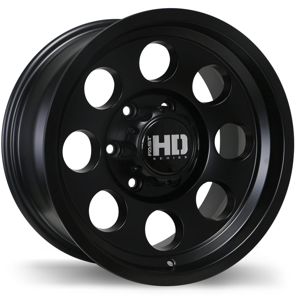Fast HD Detour 16x8.0 Satin Black 0 6x139.7 106.1 F236-1680-83BT+00C061