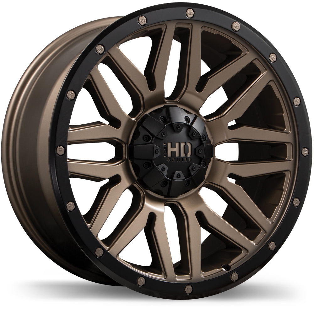 Fast HD Menace 18x9.0 Satin Bronze with Black Trim 15 6x135 / 139.7 106.1 F240-1890-89ZB+15C061