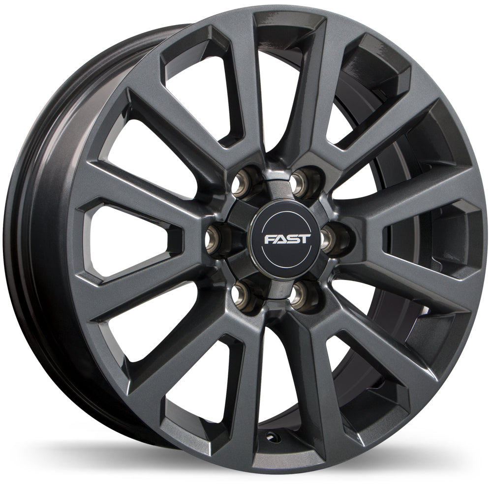 Fast Wheels Storm II 20x8.5 Gloss Gunmetal 35 6x139.7 77.8 F245N-2085-83MN+35F778