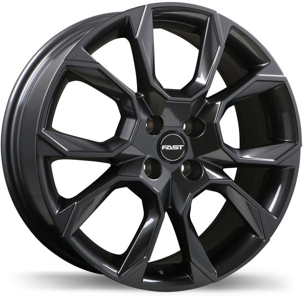 Fast Wheels Aventure 16x6.5 Gloss Gunmetal 40 4x100 60.1 F250N-1665-49MN+40C601