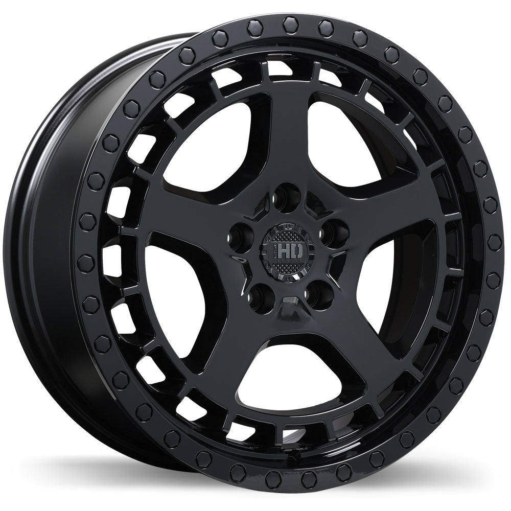 Fast HD Overland 17x7.5 Gloss Black 45 5x127 71.5 F266-1775-73BN+45C715