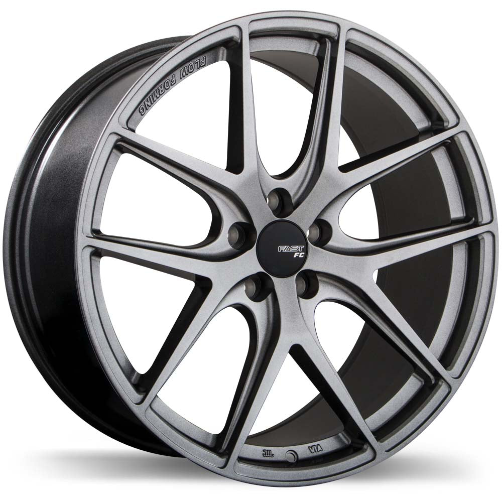 Fast Wheels FC04 18x9.0 Titanium 30 5x112 72.6 FC04A-1890-44TN+30C726
