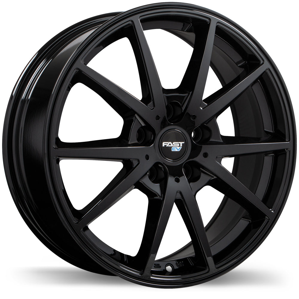 Fast Wheels EV02 17x6.5 Gloss Black 38 5x114.3 66.1 FE02N-1765-65BN+38C661