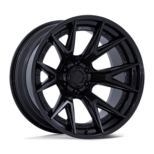 Fuel 1Pc FC402 CATALYST Matte Black W/ Gloss Black Lip | 22x10 | 6x5.5 | -18 | 106.1mm