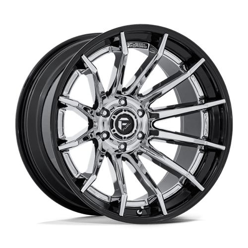 Fuel 1Pc FC403 BURN Chrome W/ Gloss Black Lip | 20x10 | 6x135 | -18 | 87.1mm