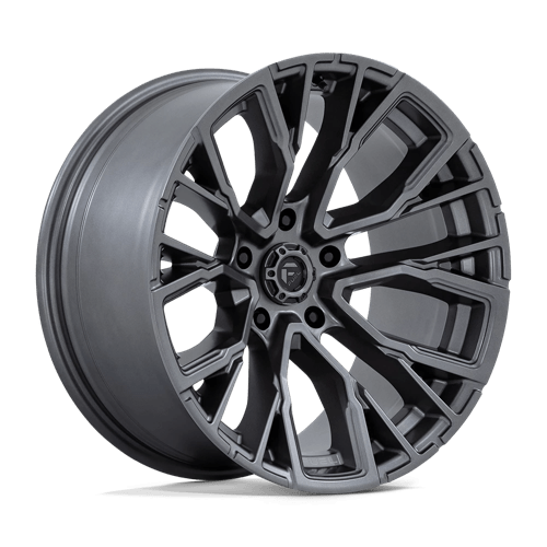 Fuel 1Pc D848 REBAR Matte Gunmetal | 20x10 | 5x5.5 | -18 | 78.1mm