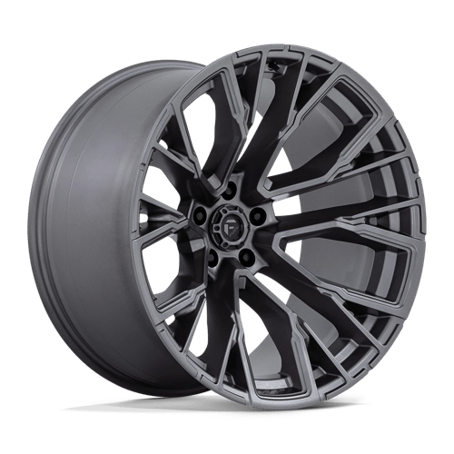 Fuel 1Pc D848 REBAR Matte Gunmetal | 22x12 | 5x5.0 | -44 | 71.5mm