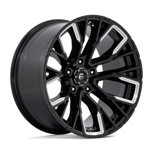 Fuel 1Pc D849 REBAR Gloss Black Milled | 20x10 | 5x5.5 | -18 | 78.1mm