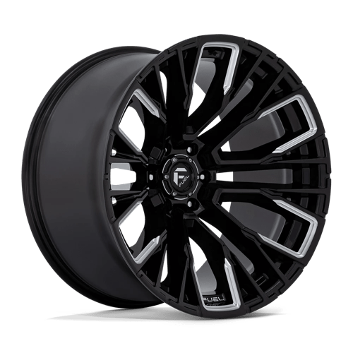 Fuel 1Pc D849 REBAR Gloss Black Milled | 22x12 | 6x5.5 | -44 | 106.1mm