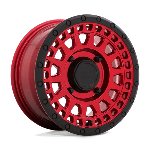 Black Rhino Powersports PARKER UTV Candy Red W/ Black Lip | 14x7 | 4x110 | +36 | 80.2mm