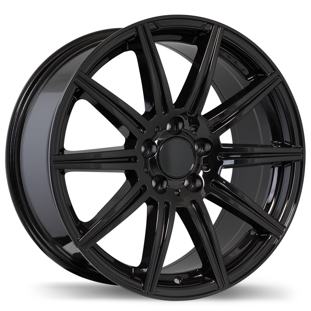 Replika R157 18x8.0 Gloss Black 32 5x112 66.5 R157-1880-44BN+32R665