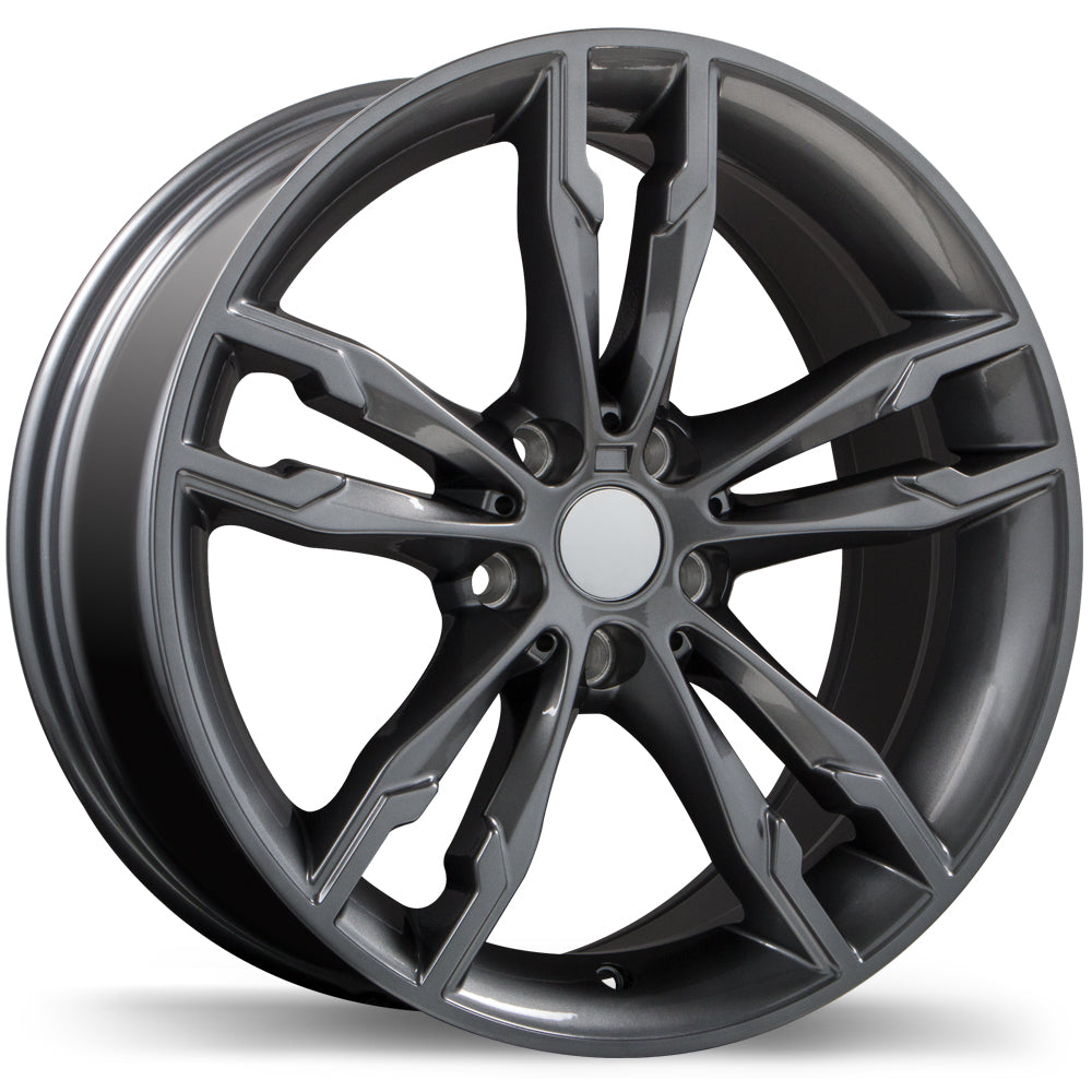 Replika R198 19x8.5 Gloss Gunmetal 25 5x112 66.6 R198-1985-44MN+25C666
