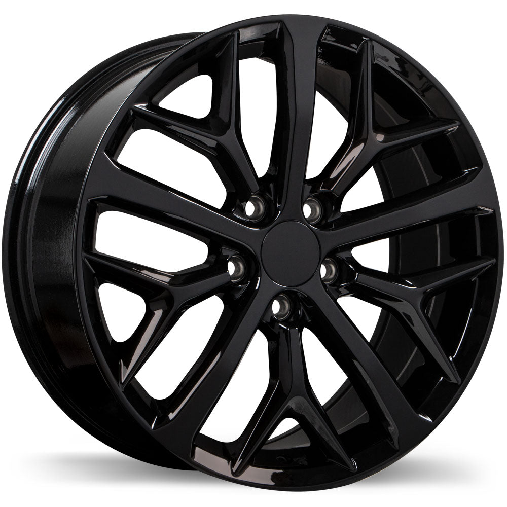 Replika R257 18x8.0 Gloss Black 50 5x114.3 64.1 R257-1880-65BN+50R641