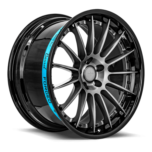 SENTALI BARREL SB2 20x9.0 Gloss Black Lip / Matte Gunmetal Centre 25 5x120 72.6 SB232093253
