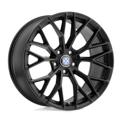 Beyern ANTLER Double Black - Matte Black W/ Gloss Black Face | 17x8 | 5x120 | +35 | 72.56mm