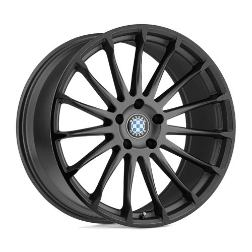 Beyern AVIATIC Matte Gunmetal W/ Gloss Black Lip | 17x8 | 5x120 | +15 | 74.1mm