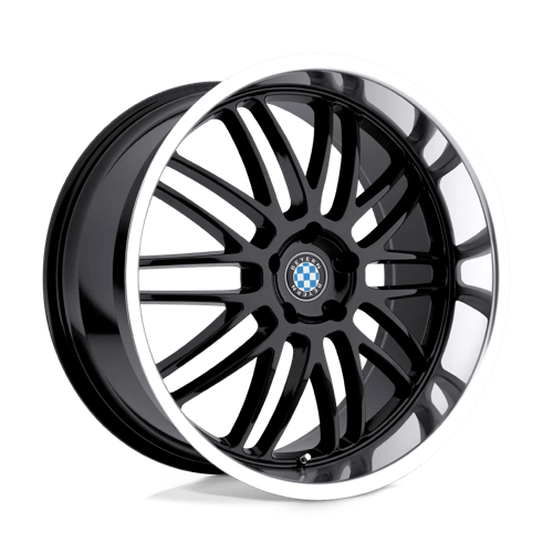 Beyern MESH Gloss Black W/ Mirror Cut Lip | 17x8 | 5x120 | +15 | 74.1mm