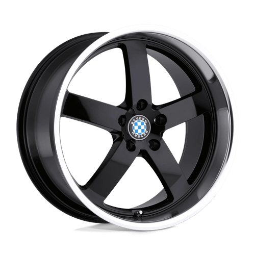 Beyern RAPP Gloss Black W/ Mirror Cut Lip | 17x8 | 5x120 | +15 | 74.1mm