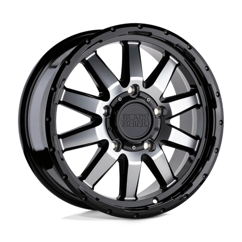 Black Rhino EXCURSION Gloss Black W/ Mirror Face | 17x7.5 | 6x5.5 | +35 | 112.1mm