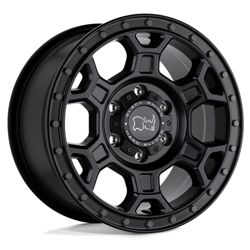 Black Rhino MIDHILL Matte Black W/ Gunmetal Bolts | 16x8 | 5x160 | +45 | 65.07mm