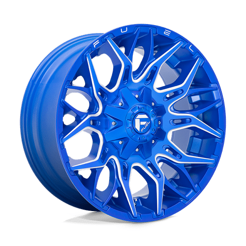 Fuel ANODIZED BLUE MILLED 20x10 5x127