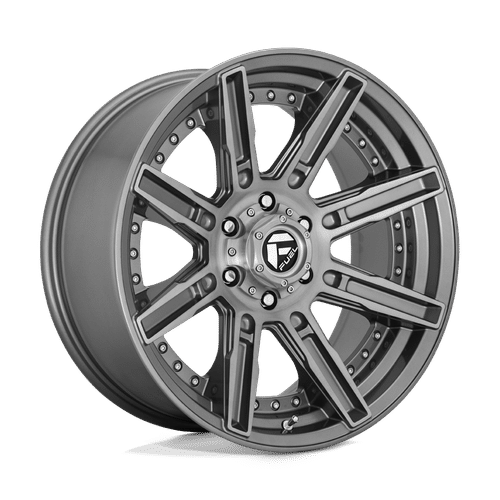 Fuel BRUSHED GUN METAL TINTED CLEAR 20x9 6x135
