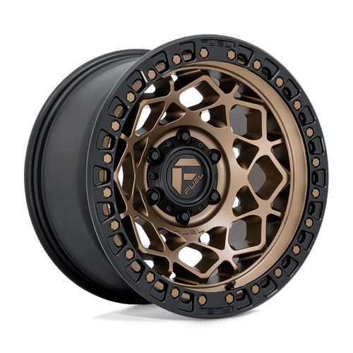 Fuel BRONZE WITH MATTE BLACK RING 17x9 5x127