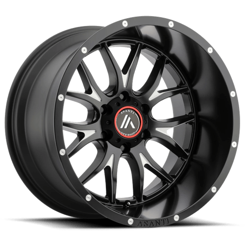 Asanti Off Road AB807 CARBINE Satin Black Milled | 22x10 | 8x170 | -18 | 125.1mm